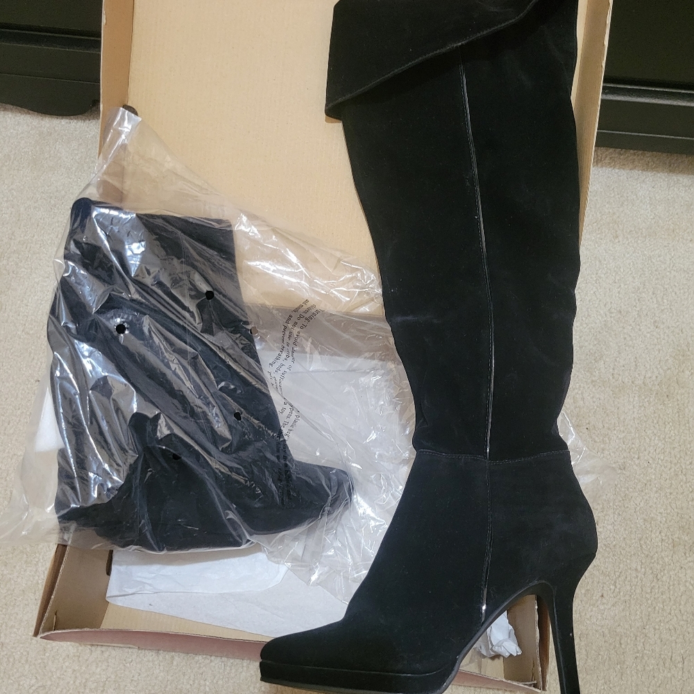 Worthington Nova Womens Stiletto Over the Knee Boots